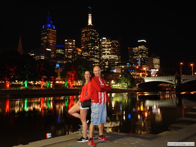 Melbourne by night
