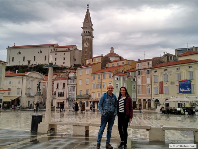 Piran. Plaza Tartini