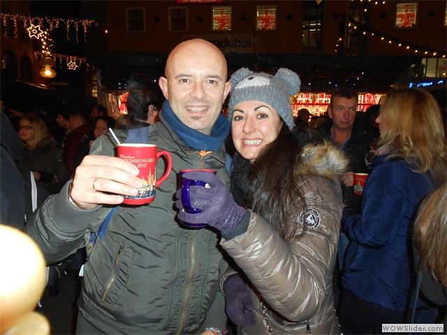 Tomando Gluhwein