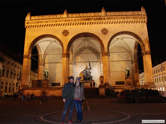Feldherrnhalle en Odeonsplatz